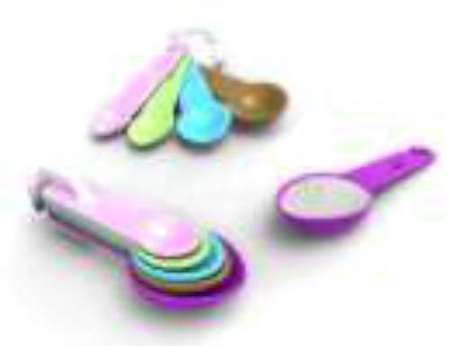 Funky Measuring Spoons - Click Image to Close